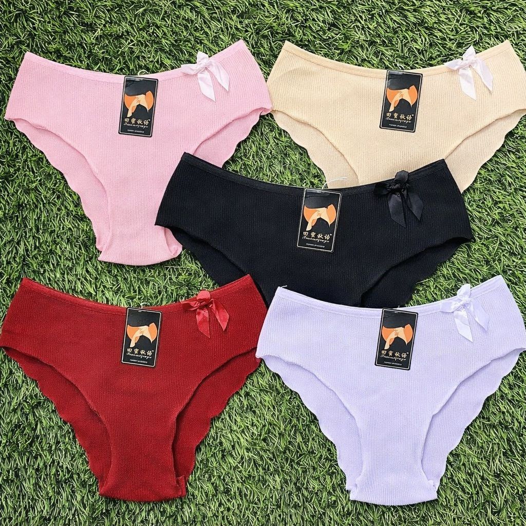 1/2/3/4/6/12PCS random assorted colors women's seamless quality panties quick drying underwear ladies cotton crotch comfy invisible briefs soft thin light briefs students lingerie [they don't show]