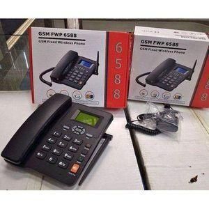 GSM Desktop Phone For Office/ Home With Dual SIM-Card Slot, FM Radio