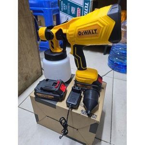 Dewalt 48v cordless spray gun 1000ml tank 2 batteries