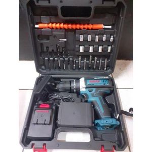 Bosch Cordless 36V Drill With 2 Battery Bits, Accessories.Rechargeable professional drill WITH HAMMER