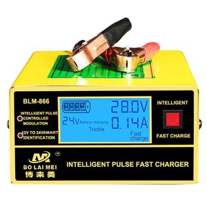Car Battery Charger – 12V/24V Smart Automatic Charger for Automotive, Motorcycle, Truck, AGM, GEL & Lead-Acid Batteries