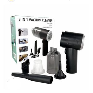 3 in 1 Wireless Car Vacuum Cleaner Portable Handheld High Powered Rechargeable Suction for Car Home Office Cleaning with Multifunction Attachments and Long Lasting Battery