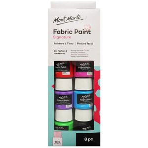 Mont Marte Fabric Paint Set Signature – 8pc x 20ml