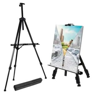 Adjustable Aluminium Easel Stand for Painting, Professional Tripod Display Stand Artist Painting Sketching Easel (Board Not Included)