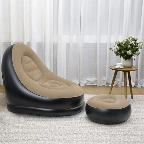 🔥🔥 INFLATABLE SOFA SEAT WITH FOOT STOOL – PREMIUM COMFORT EDITION 🔥🔥
🫧 Restocked | Reduced Price | High Demand Item