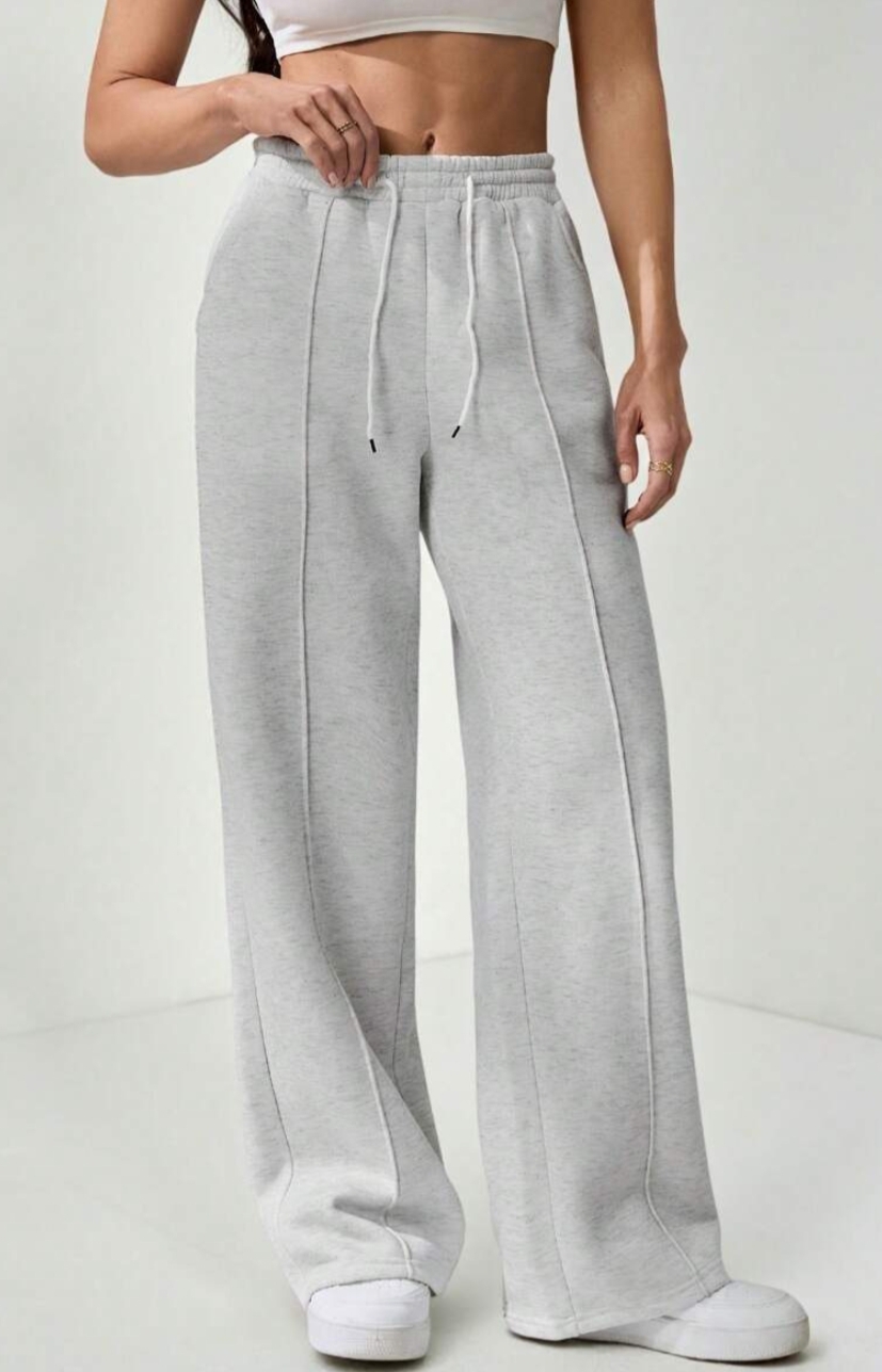 ladies baggy ashgrey sweatpants