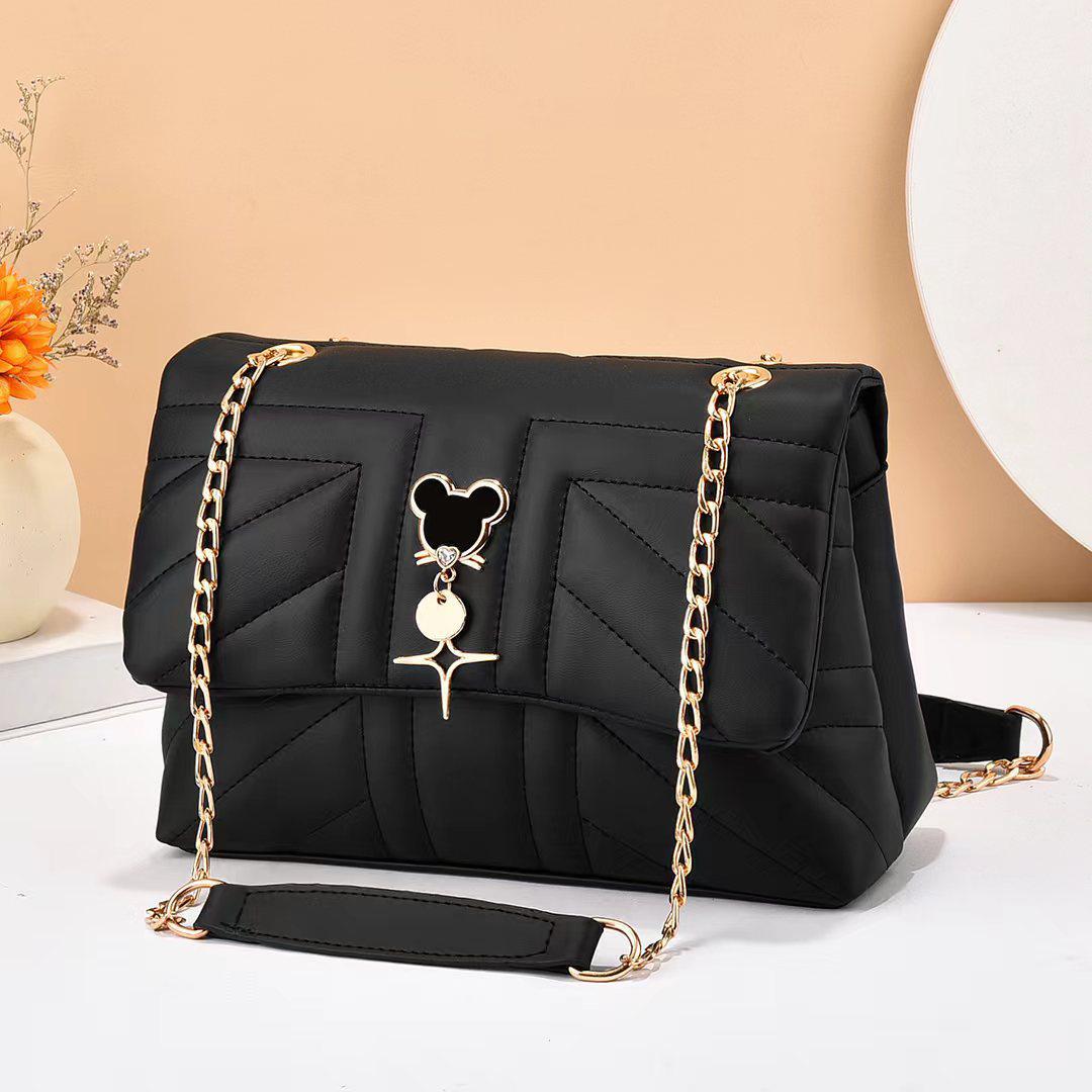 Ladies Leather Sling Bag Crossbody Shoulder Bag Fashion Mini Handbag with Adjustable Strap Zipper Closure Stylish Women Purse for Daily Use Travel Shopping Office