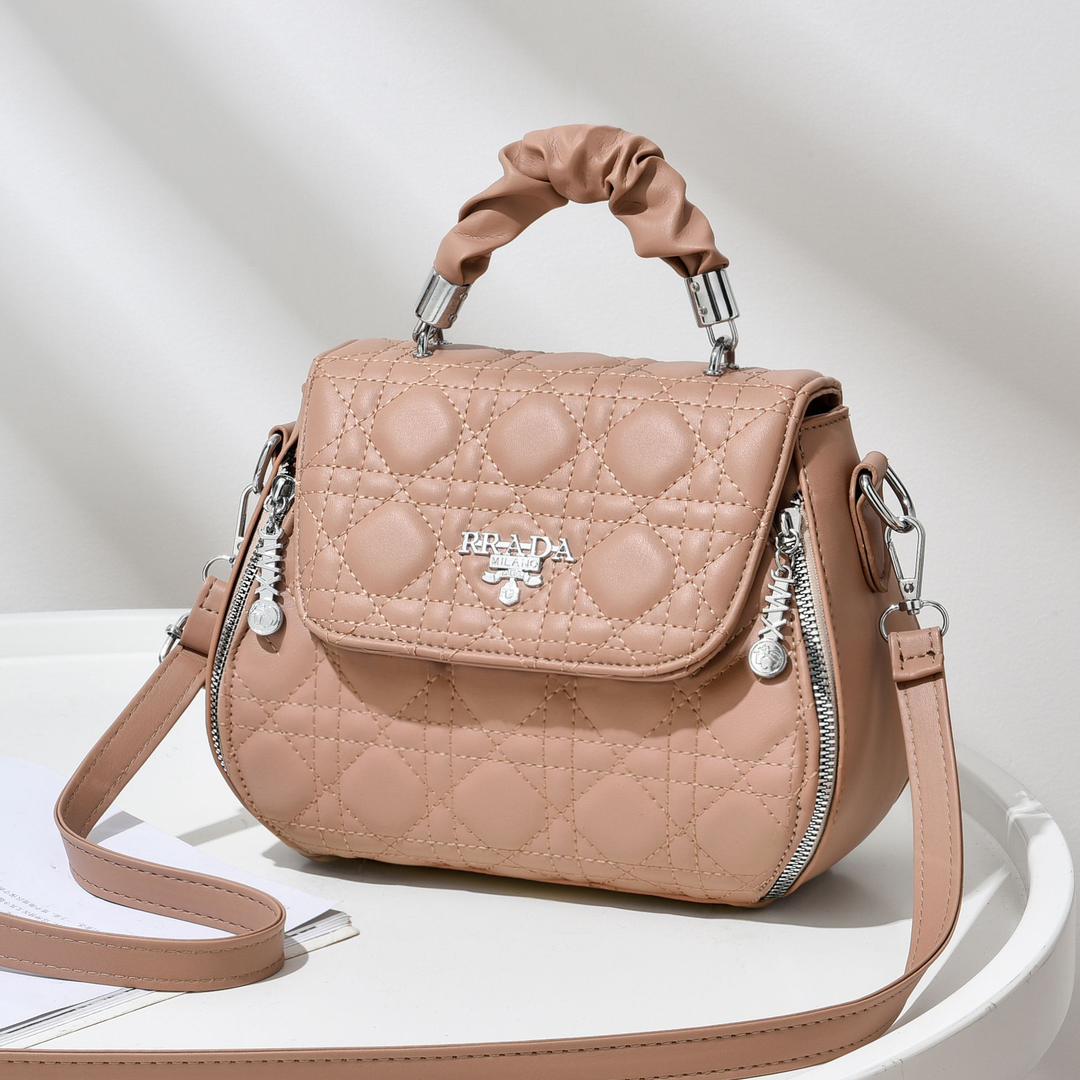 Ladies Sling Bag Women Crossbody Handbag Stylish Shoulder Bag Adjustable Strap PU Leather Small Purse Chic Fashion Everyday Casual Travel Organizer Bag for Girls