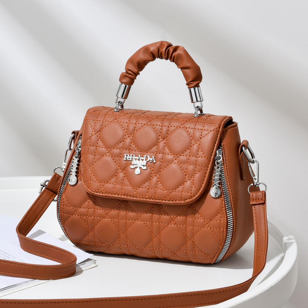 Ladies Sling Bag Women Crossbody Handbag Stylish Shoulder Bag Adjustable Strap PU Leather Small Purse Chic Fashion Everyday Casual Travel Organizer Bag for Girls