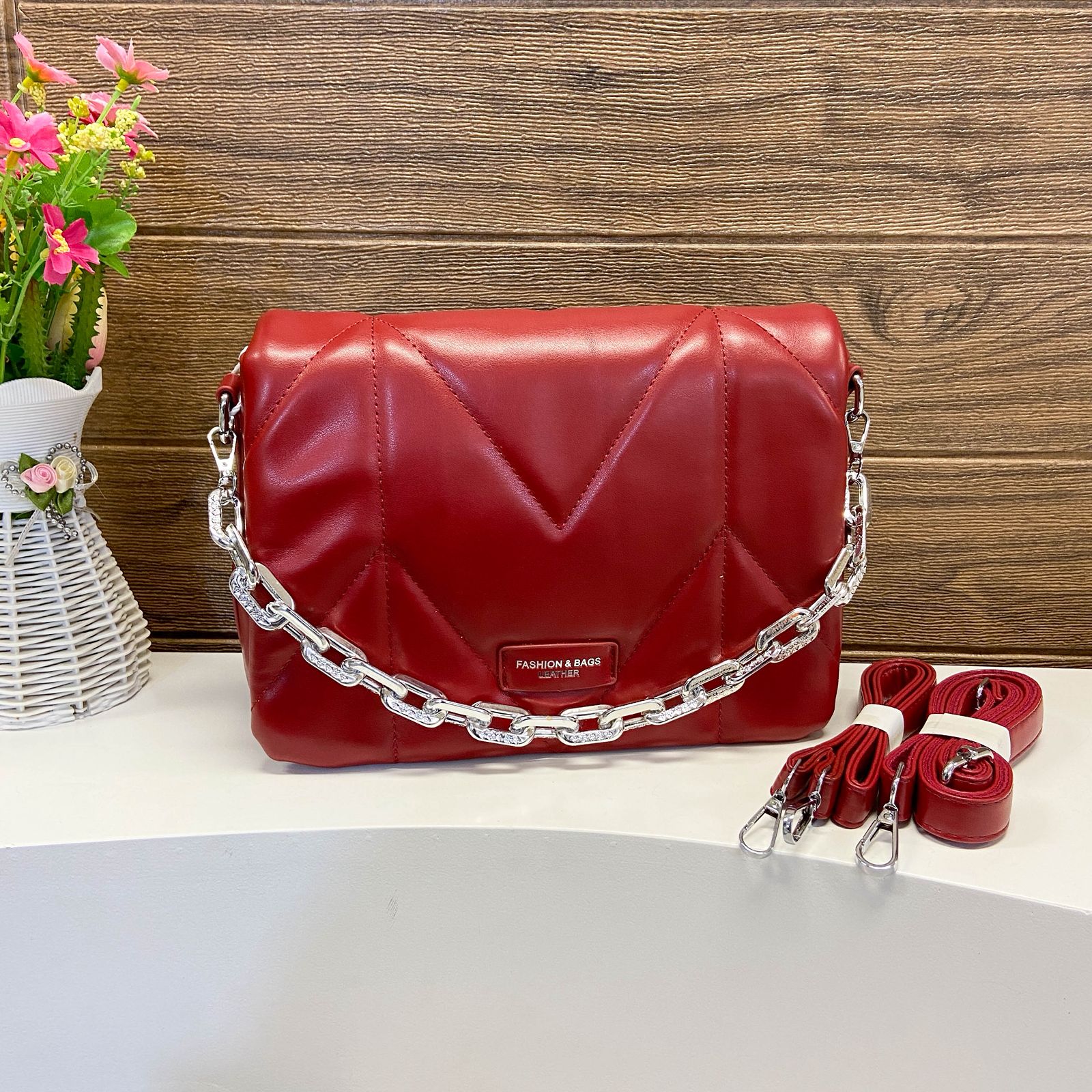 Ladies Sling Bag Women Crossbody Handbag Stylish Shoulder Bag Adjustable Strap PU Leather Small Purse Chic Fashion Everyday Casual Travel Organizer Bag for Girls