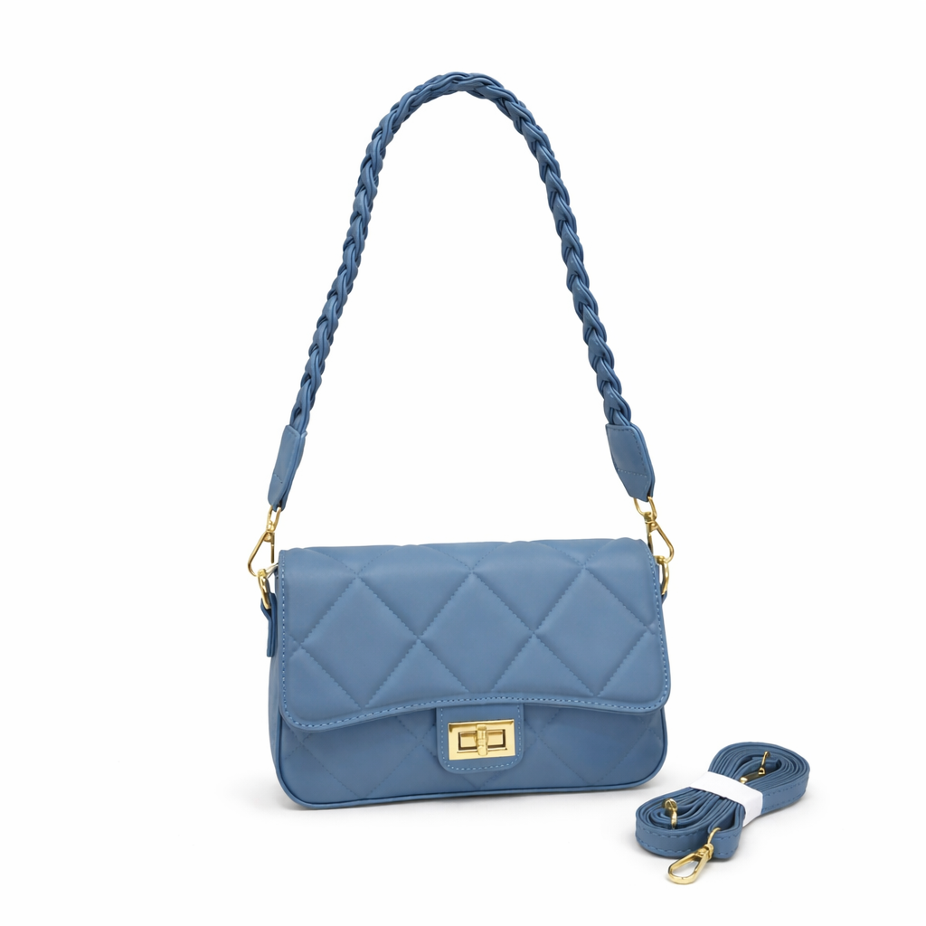 Ladies Sling Bag Women Crossbody Handbag Stylish Shoulder Bag Adjustable Strap PU Leather Small Purse Chic Fashion Everyday Casual Travel Organizer Bag for Girls