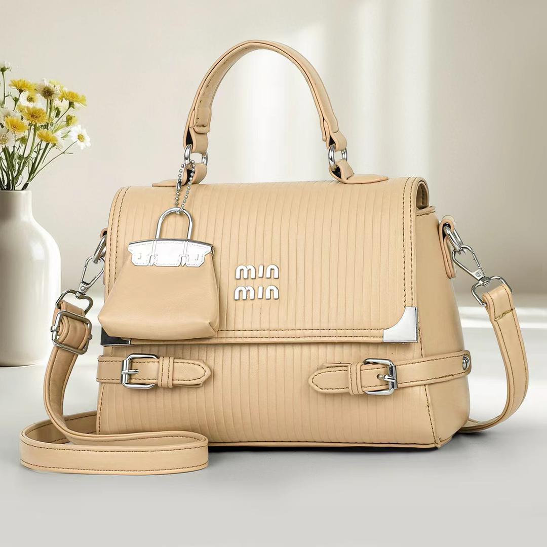 Ladies Sling Bag Women Crossbody Handbag Stylish Shoulder Bag Adjustable Strap PU Leather Small Purse Chic Fashion Everyday Casual Travel Organizer Bag for Girls