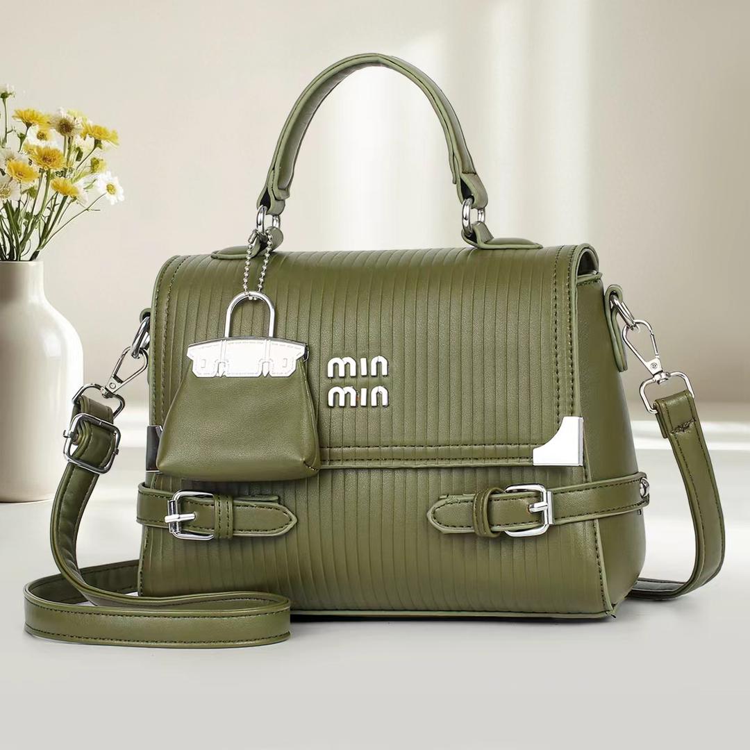 Ladies Sling Bag Women Crossbody Handbag Stylish Shoulder Bag Adjustable Strap PU Leather Small Purse Chic Fashion Everyday Casual Travel Organizer Bag for Girls