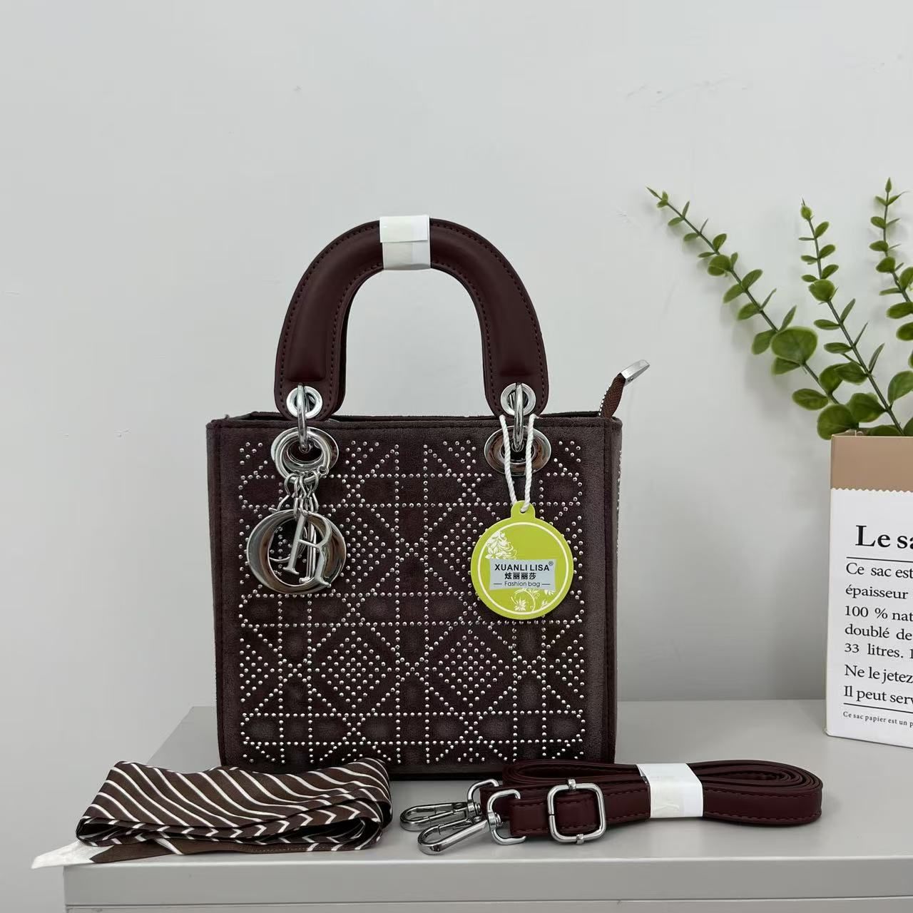 Ladies Sling Bag Women Crossbody Handbag Stylish Shoulder Bag Adjustable Strap PU Leather Small Purse Chic Fashion Everyday Casual Travel Organizer Bag for Girls