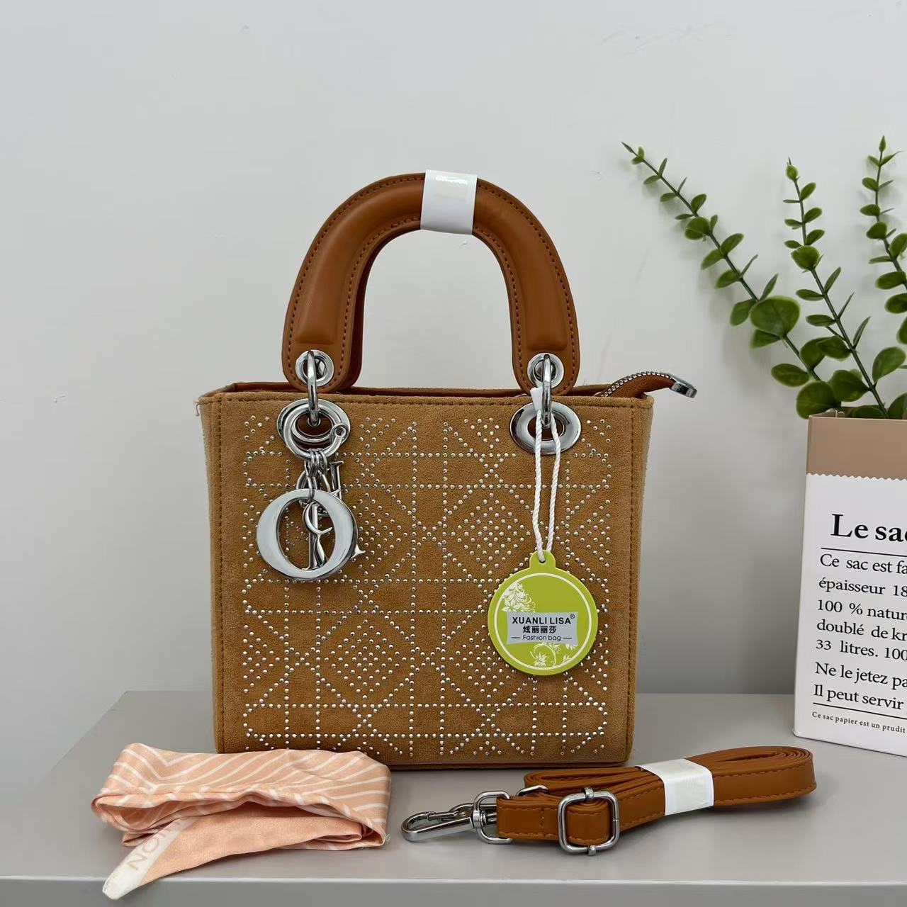 Ladies Sling Bag Women Crossbody Handbag Stylish Shoulder Bag Adjustable Strap PU Leather Small Purse Chic Fashion Everyday Casual Travel Organizer Bag for Girls