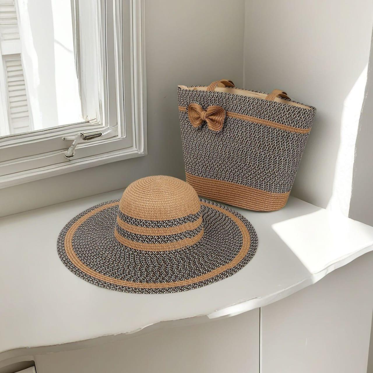 Ladies Sling Bag With Free Matching Hat Stylish Crossbody Shoulder Bag for Women Fashion Handbag Set PU Leather Daily Casual Travel Office Gift