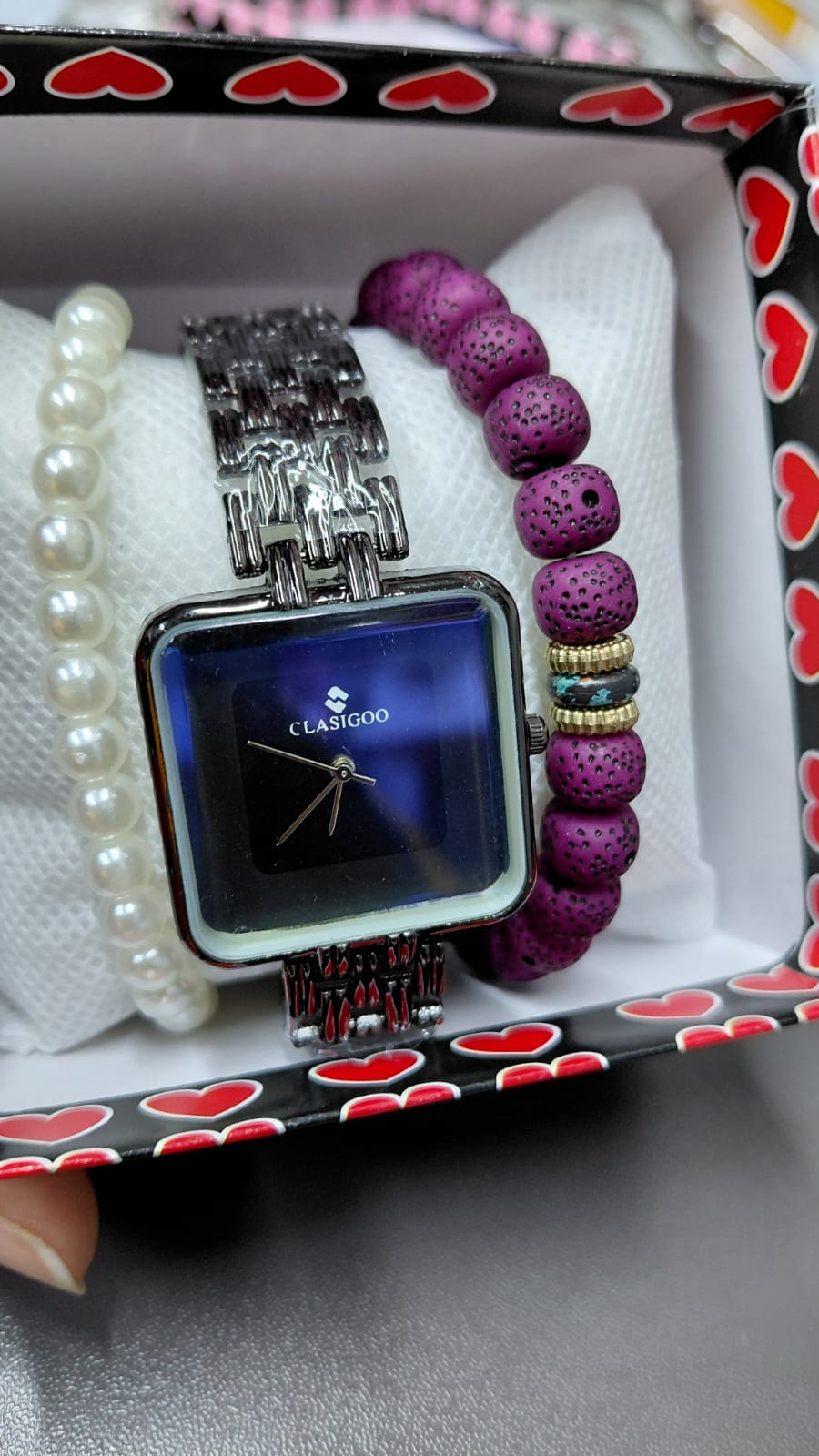 Ladies Wrist Watch Set with Free Bracelets – Elegant Women Quartz Wristwatch, Fashion Crystal Dial, Stainless Steel Band, Casual & Office Wear, Perfect Gift for Women & Girls