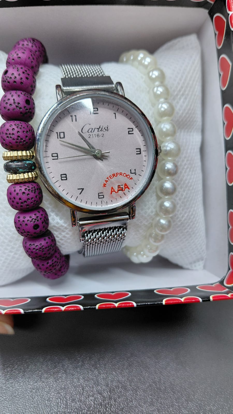 Ladies Wrist Watch Set with Free Bracelets – Elegant Women Quartz Wristwatch, Fashion Crystal Dial, Stainless Steel Band, Casual & Office Wear, Perfect Gift for Women & Girls