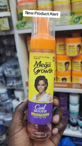 Profectiv Mega Growth Styling Curl Mousse with Rose Water & Shea Butter – Curl Defining Hair Mousse, Moisturizing Soft Hold, Frizz Control, Natural Shine, Set & Style Foam for All Hair Types
