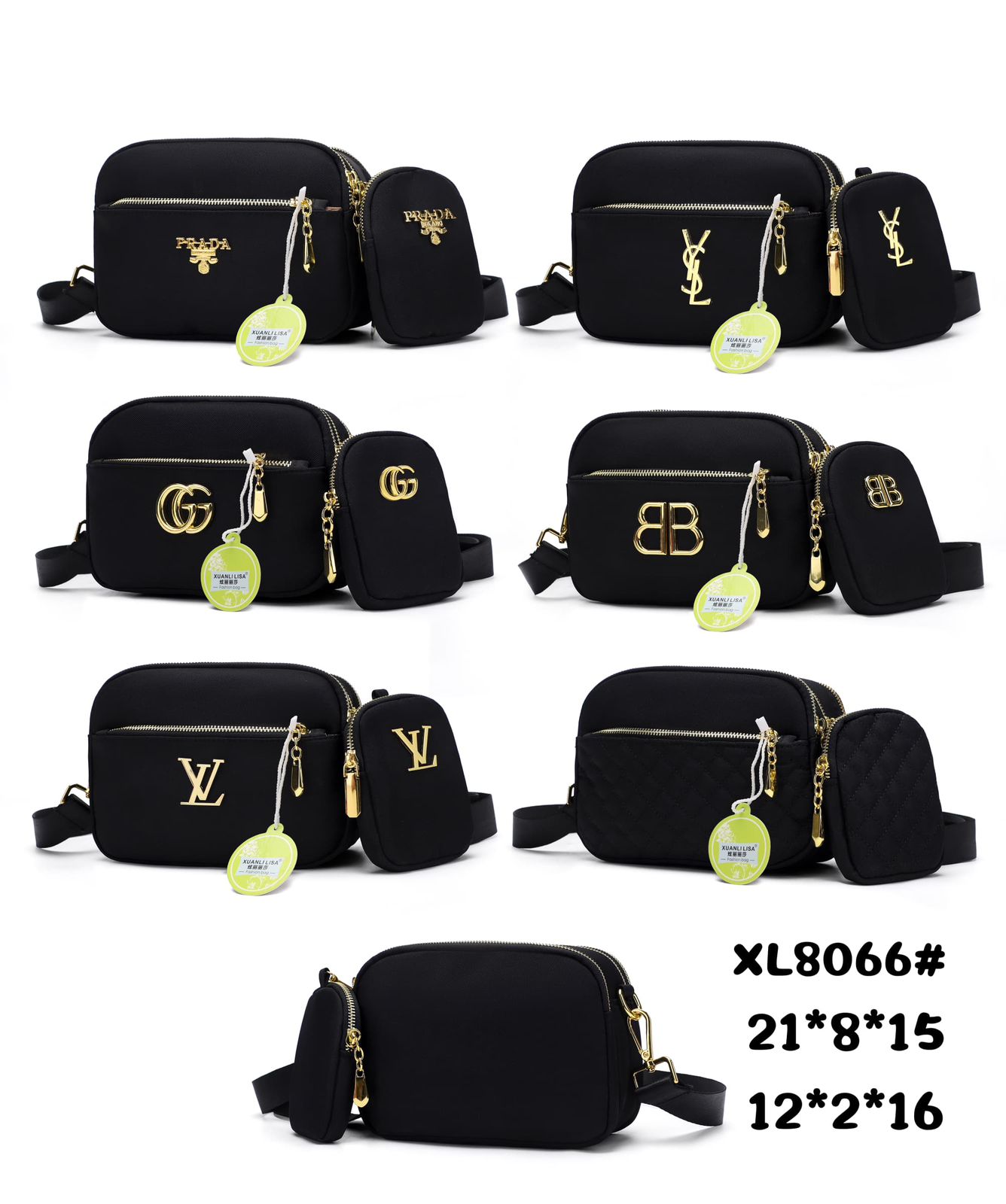 Ladies Fashion Sling Bag for Women – Stylish Crossbody Shoulder Bag, Lightweight Trendy Handbag with Zipper Pockets, Water-Resistant Casual Purse for Daily Use, Travel & Shopping