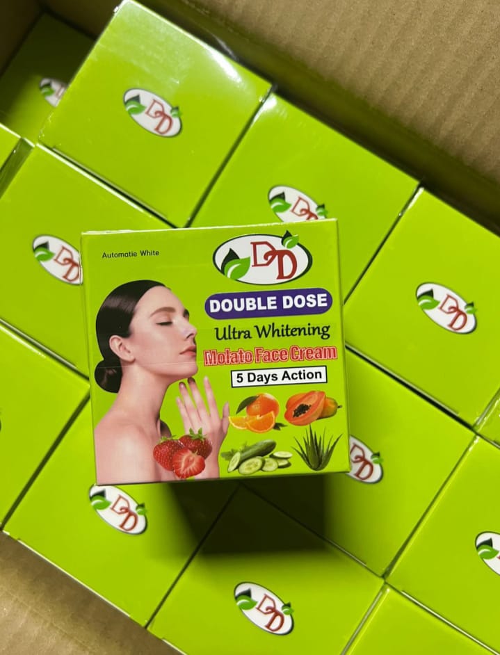 Automatie White Double Dose Ultra Whitening Molato Face Cream – 5 Days Fast Action Brightening & Lightening Moisturizer for Dark Spots, Uneven Tone, Radiant Glowing Skin – 50g