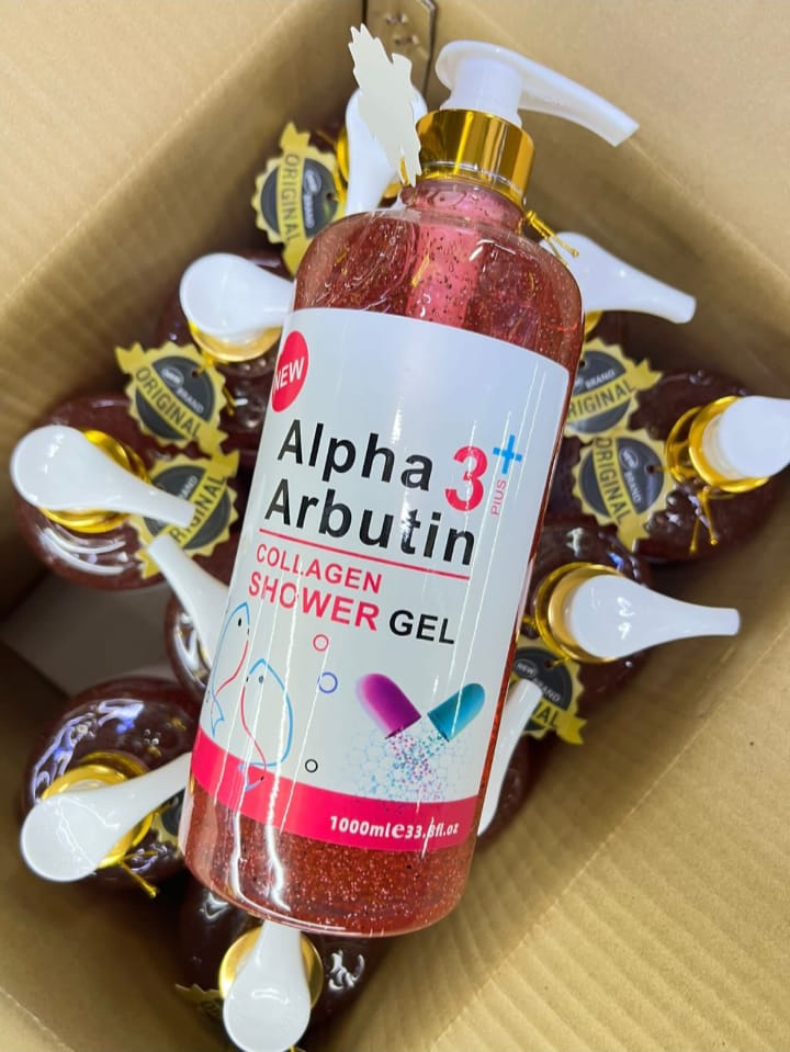 Exfoliating Whitening Shower Gel – Deep Cleansing Body Wash for Glowing Skin, Brightening, Smooth & Soft Skin, Removes Dead Skin Cells, Moisturizing, Fresh Scent Daily Skincare Shower Gel