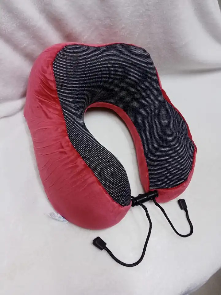 Cosy Travel Neck Pillow – Free Your Chin - 100% Memory Foam Traveling Pillow, Washable Soft Cover, Ergonomic U-Shape Design, Comfortable, Durable & Chin Support Cushion for Flights, Cars, Office