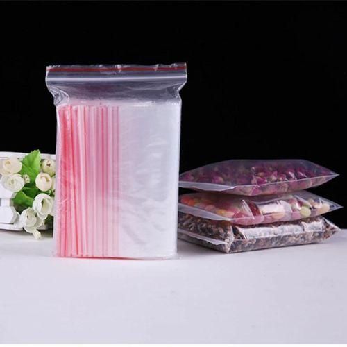 100pcs Heavy Gauge Reusable Ziplock Fridge Storage Bags - Clear Reusable food silicone freezer bags