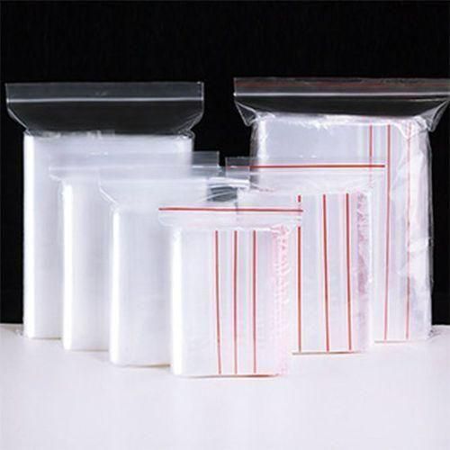 100pcs Heavy Gauge Reusable Ziplock Fridge Storage Bags - Clear Reusable food silicone freezer bags