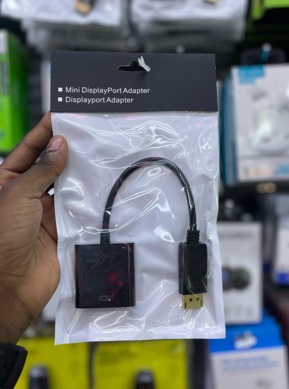 Display Port To HDMI Adapter BLACK
