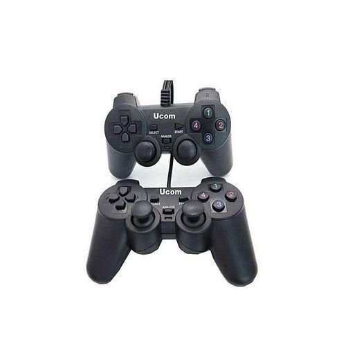 Original UCOM PC Laptop USB DualShock Game Controller Twin Pad – Trending 2025 Cheap Budget Gaming Joystick for Windows XP/7/8/10/11, Plug & Play, Vibration Feedback, Kilimall Kenya