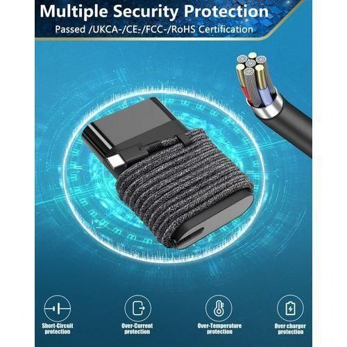 original Fast Charger for HP EliteBook 830 840 845 850 G5 G6 G7 ProBook 430 440 450 455 635 645 650 Pavilion x360 Envy HP Type C 65W USB C Laptop Charger Adapter 19.5V 3.33A