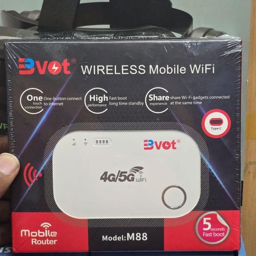 BVOT Portable Wireless Wifi Mifi Hotspot 4G/5G – Universal Pocket Router For Reliable Internet On Airtel, Safaricom, And Telkom
