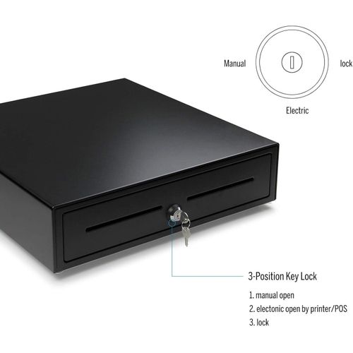5 Bill Pos Steel Automatic Cash Drawer - Safe Box