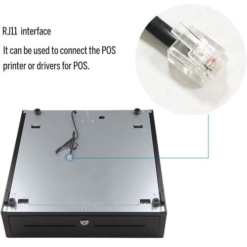 5 Bill Pos Steel Automatic Cash Drawer - Safe Box