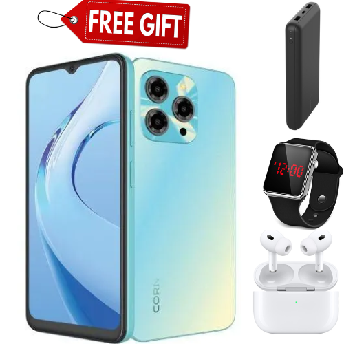SUPERSALE DEALS🔥🔥 !!!CORN C16 PRO MAX 6.6" STORAGE ROM 64GB RAM 5GB STRONG BATTERY 5000 mAh DOUBLE SIM CARD SMART PHONE ON OFFER FINGERPRINT FACE UNLOCK,8MP SEILFE