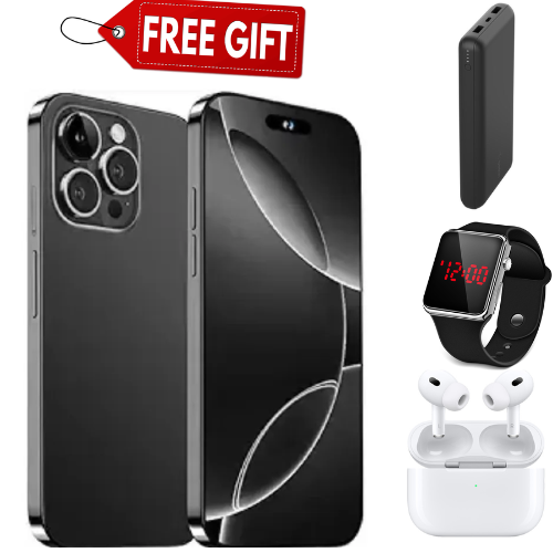 SUPERSALE DEALS🔥🔥 !!!CORN C16 PRO MAX 6.6" STORAGE ROM 64GB RAM 5GB STRONG BATTERY 5000 mAh DOUBLE SIM CARD SMART PHONE ON OFFER FINGERPRINT FACE UNLOCK,8MP SEILFE