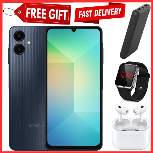 LIMETED TIME DEALS!!Samsung Galaxy A064GB MTK Helio G85 (12nm) 50MP Dual Camera 6.7" Large Display 5000mAh 25W Type-C Charge Android 14 Smart Phones Side Fingerprint Unlock