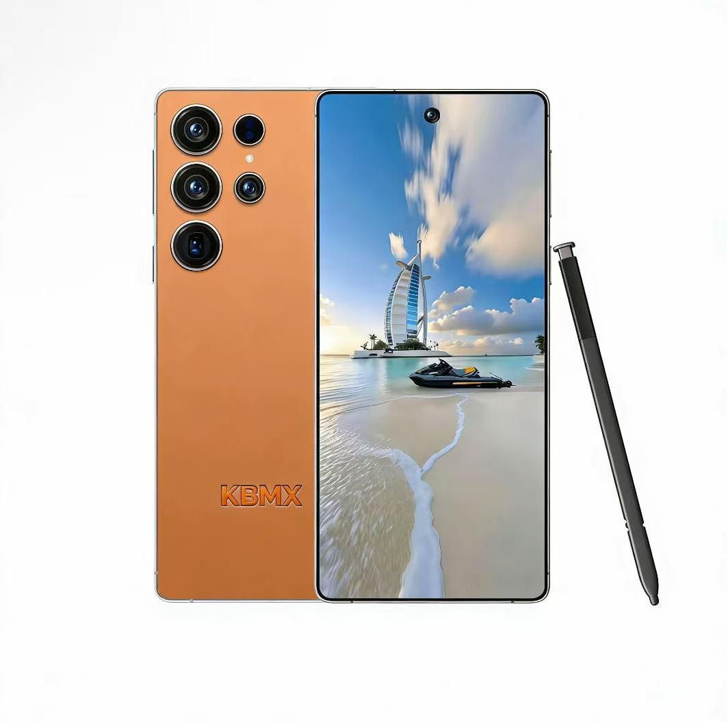 KBMX S26 Ultra,6.9", 128GB+6GB RAM(+256GB Extended)(Dual Sim),5200mAh-Titanium Gold