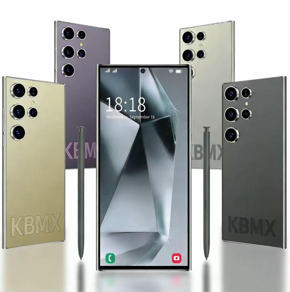 KBMX S26 Ultra,6.9", 128GB+6GB RAM(+256GB Extended)(Dual Sim),5200mAh-Titanium Gold