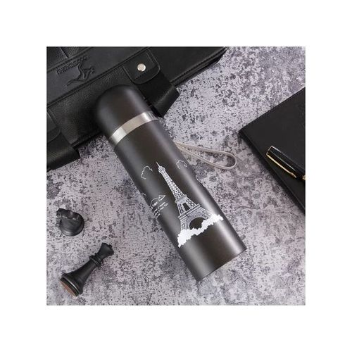 500ML Metallic Thermos Vacuum Flask Travel Cup water bottle