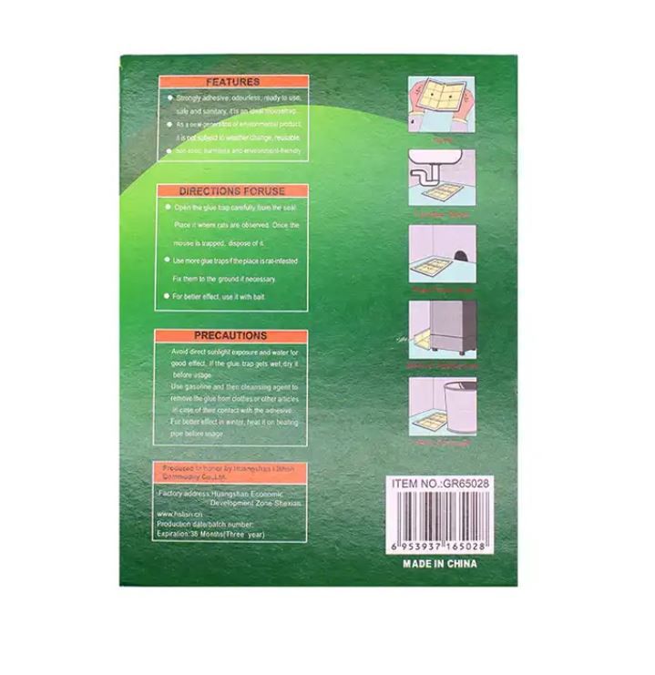 Multipurpose Strong Adhesive Rat & Mouse Glue Board Traps - Non-Toxic Sticky Pest Control Boards for Home & Commercial Use