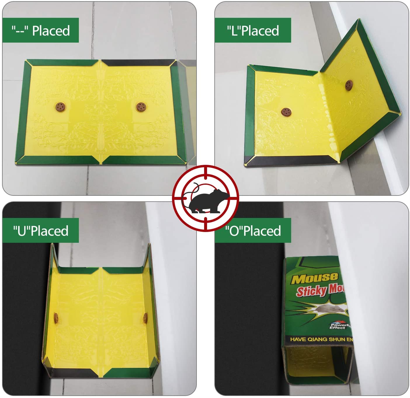 Multipurpose Strong Adhesive Rat & Mouse Glue Board Traps - Non-Toxic Sticky Pest Control Boards for Home & Commercial Use