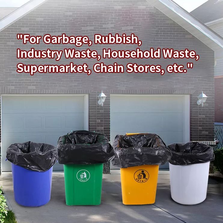 Universal Indoor Outdoor Bin Liners, Refuse, Garbage Trash Bags  –  50 Pcs