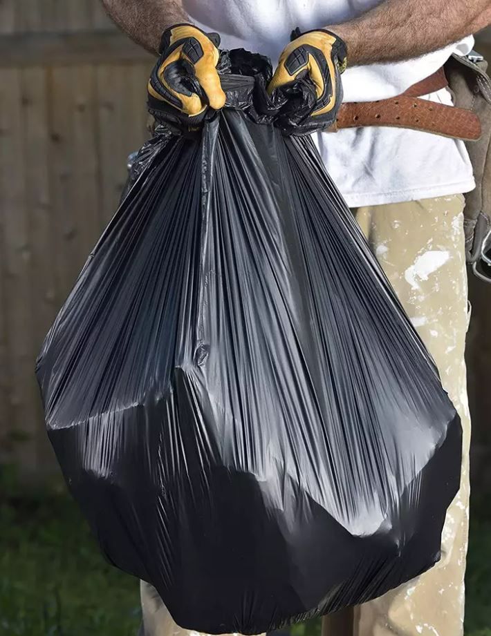 Universal Indoor Outdoor Bin Liners, Refuse, Garbage Trash Bags  –  50 Pcs