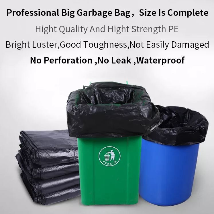 Universal Indoor Outdoor Bin Liners, Refuse, Garbage Trash Bags  –  50 Pcs