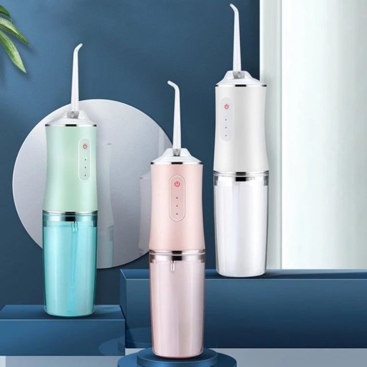 Portable Air Powered Dental Water Flosser – Cordless Oral Irrigator for Teeth & Gum Cleaning | Battery-Free, Travel-Friendly