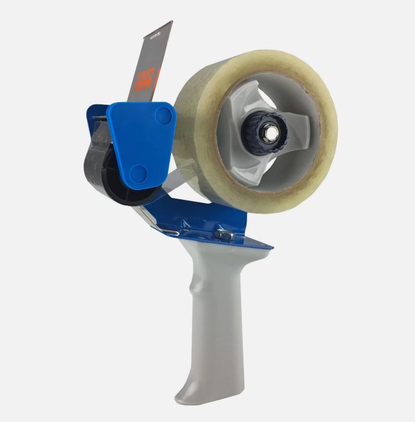 Heavy Duty Packing Tape Dispenser Gun – 2” Box Sealing Packaging Tape Cutter for Shipping, Moving & Warehouse Use