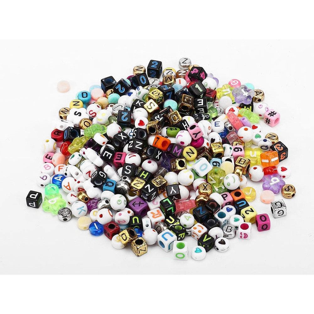 Kids Jewelry Making Bead Kit – 24 Compartment DIY Bracelet & Necklace Craft Set | Preschool Educational Beads Toy for Girls & Boys 3+ Years