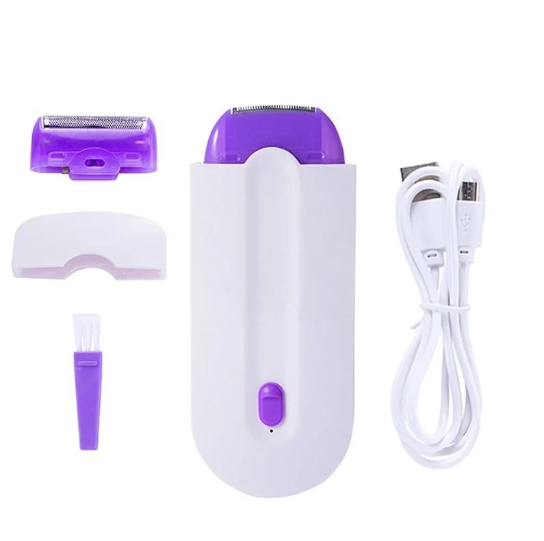 Painless Electric Hair Remover for Women – Rechargeable Facial & Body Hair Trimmer with LED Light | Portable Bikini, Arms & Face Shaver